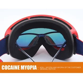 Slēpošanas Aizsargbrilles Sievietēm, Vīriešiem, Snovborda Brilles Slēpošanai Ziemā Polarizētās UV400 Aizsardzība sniega Motocikls Briļļu очки на снегоход