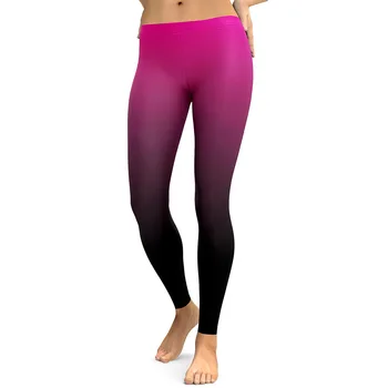 Slīpumu, Purpura Zeķes 3D Drukas Sieviešu Slim Fitnesa Stulpiņi Augsta Vidukļa Elastīgās Cēloņu Stulpiņi Plus Lieluma Leggins Mujer