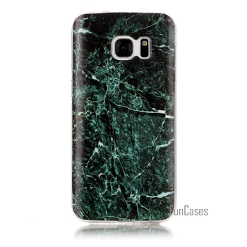 SM-G930 SM-G930F Tālruņa Vāciņu Marmora Efekts Mīksta Silikona Case Cover For Samsung Galaxy S7 Gadījumos, TPU Capa Būtiska Samsung S7