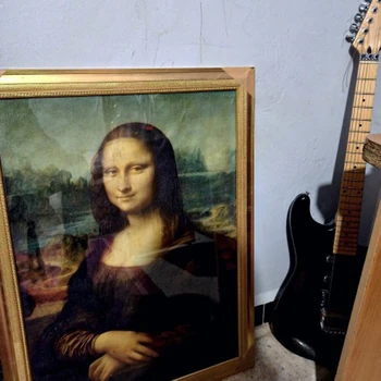 Smaidu Mona-Lisa-Portrait (Portrets) Kanvas Glezna Mākslas Izdrukas Plakātu Slaveno Gleznu Dzīvojamās Istabas Sienas Dekors Klasiskā Reproducēšana
