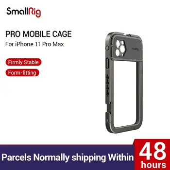 SmallRig Pro Mobilo Būris iPhone 11 Pro Max Kabatas Aizsardzības Ar Aukstu Apavu Stiprinājumi Vlog Šaušanas komplekts - 2778