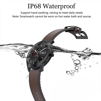 Smarcent DT98 Smartwatch fitnesa tracker 1.3 collu IP68 Ūdensnecaurlaidīga ar skārienekrānu Sports Fitness Aproce Aproce smart skatīties