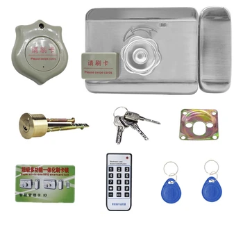 Smart Elektriskās Kontroles Durvju Bloķēšanas Mājas Saprātīga Anti-Zaglis Izslēgtu Bloķēšanas Durvju Piekļuves Kontroles Sistēma Komplekts DC 12V Home Security