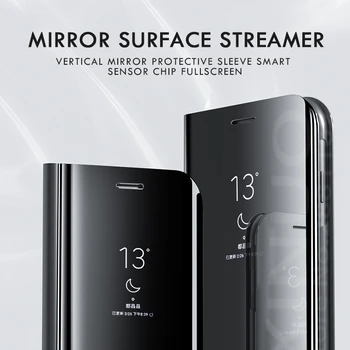 Smart flip case for Samsung Galaxy A21S Spogulis Ādas aizsargs vāks Samsung Galax A21 S 21 S 21S samsun A21c attiecas