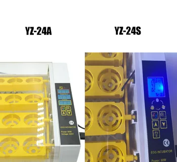 Smart Olu Inkubators Pilnībā Automātiski, LED 24s Olu Inkubators Digitālā Kontrole Inkubatora Mašīna Vistas Brooder Mājputnu Paipalu Pīle
