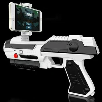 Smart Radošās AR Spēļu Pistoli, Rotaļu Jautri Bluetooth Vadības Spēli Airsoft Sporta Gaisa Pistoles Multiplayer Interaktīvas Virtuālās Realitātes Uzņemt 5