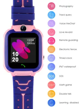 Smart Skatīties Bērniem Bērnu Pulksteņi Meitenēm Zēniem Studentiem Rokas pulksteni Digitālais rokas Pulkstenis iOS Android