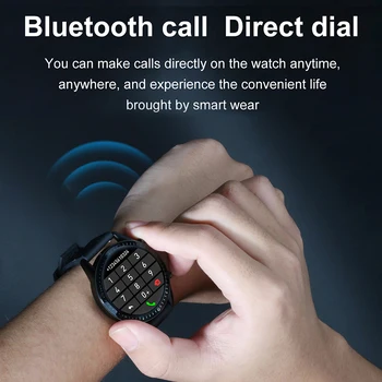 Smart Skatīties Tālrunis ar skārienekrānu Sports Fitness Watch IP68 Ūdensnecaurlaidīga Bluetooth Savienojumu Android, ios smartwatch Vīriešiem