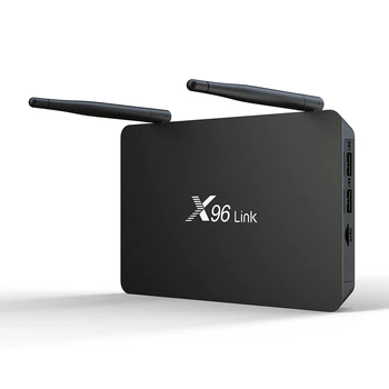 Smart TV KASTĒ X96Link Android 7.1 Amlogic 2GB 16GB Ar SIFLOWER SF16A18 Maršrutētāja Funkciju X96 Saite 2 1 Multifunkcionāla OTT Kaste