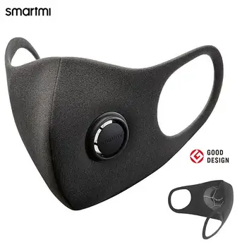 Smartmi Filtra Masku Grupu 97% PM 2.5 ar Ventilācijas Vārstu ilgstošu TPU Materiāla Filtra Masku Smart Home