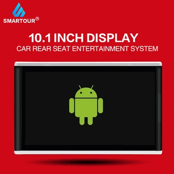 Smartour 10.1 Collu Android8.1 Auto Pagalvi Monitors 1080P HD Video, skārienjutīgais Ekrāns, WIFI/Bluetooth/USB/SD/FM MP5 Video Atskaņotājs