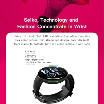 Smartwatch Fitnesa Pulksteņi Smart Skatīties Vīrieši Sievietes asinsspiedienu Solis Hronometrs IOS Android Smart Aproce reloj inteligente