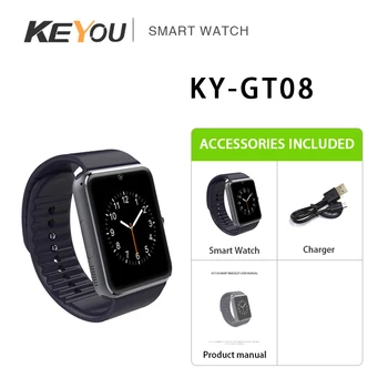 Smartwatch Iphone un Android 2020. gadam KEYOU-GT08 aterproof sporta smartwatch ar sirdsdarbības un asinsspiediena monitorings 10