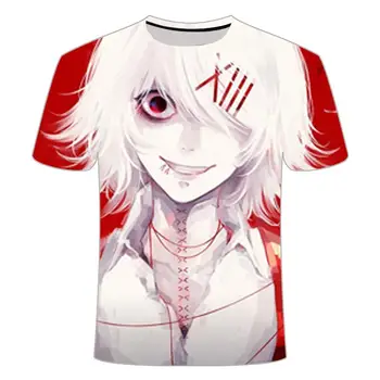 Smieklīgi, T krekli Tokyo Vampīrs T krekls Vīriešiem Asinis Tshirts Gadījuma Harajuku Krekls Drukas Japānas Anime Drēbes Cosplay T Iespiesti topi
