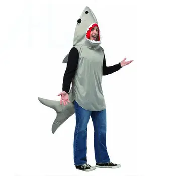 Snailify Halloween Kostīmu Pieaugušo Vīriešu Haizivs Kostīmu Dzīvnieku Cosplay Karnevāls Purima Cosplay Masku Kostīmu Puse