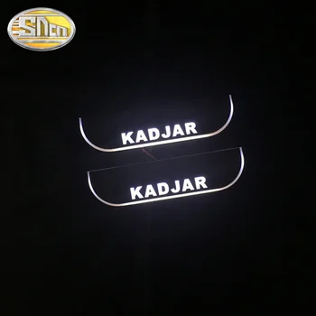 SNCN 4GAB Akrila Moving LED Laipni Pedāli Auto Pretnodiluma Plāksnes Pedāli, Durvis, Palodzes Paņēmiens Gaismas Renault KADJAR - 2018 2019