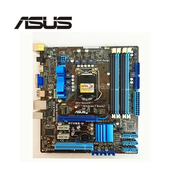 Socket LGA 1156 Par ASUS P7H55-M Desktop Mātesplatē H55 i3 i5 i7, DDR3 16.G uATX Izmantot Mainboard