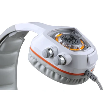 SOMiC G910 virtual 7.1 Spēļu austiņas austiņas ar Mic Surround Skaņas Vibrācijas USB Austiņas Bass LED gaismas, DATORU, Klēpjdatoru