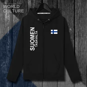 Somijā FIN FI Suomi somijas Finn FI top vīriešiem vilnu hoodies ziemas drēbes, vīriešu jakas un svīteri tracksuit modes 2018 mētelis