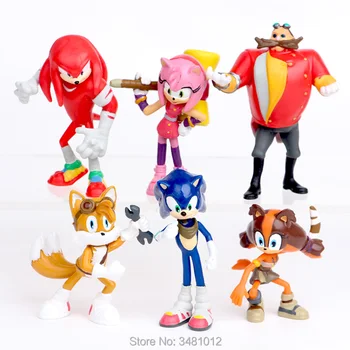 Sonic Pasaulē Piedzīvojumu Metāla Sonic Werehog Astes PVC Darbības Rādītāji Ēnu Dūres X Anime Figūriņas Lelle Bērniem Bērnu Rotaļlietu Komplekts