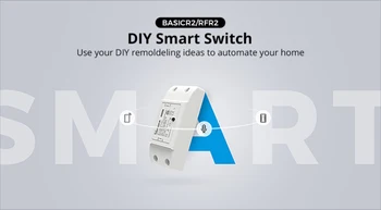 SONOFF BasicR2 WiFi Bezvadu Smart Switch Module Apple, Android APP ITEAD DIY Wifi Gaismas Slēdzi Smart Home Tālvadības pults