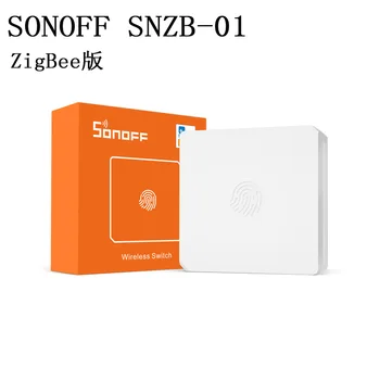 SONOFF SNZB-01-Zigbee bezvadu mini switch, lai kontrolētu gaismas slēdzi, smart home var izmantot ar eWeLink APP SONOFF Zigbee tilts