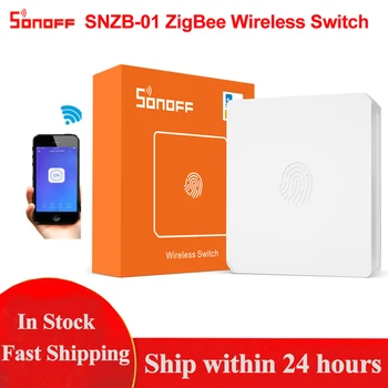 Sonoff SNZB-01 Zigbee Bezvadu Slēdzis Smart Home Mini Izsmalcinātu ZigBee Bezvadu Smart Switch Darbu ar Zigbee Tilta Pa eWelink
