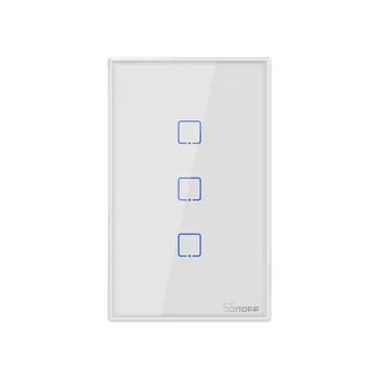 Sonoff TX T0 US 1 2 3 Banda Wifi Slēdzis Smart Home Tālvadības pulti, Sienas, Pieskarieties Gaismas Taimeris Darbojas ar Alexa, Google Home