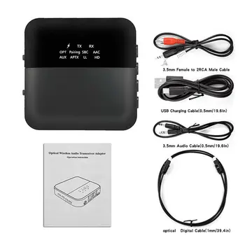SONRU Bluetooth 5.0 Audio Adapteri Bluetooth Raidītāju un Uztvērēju TV Klēpjdatoru, Stereo Sistēma, Bezvadu Adapteris