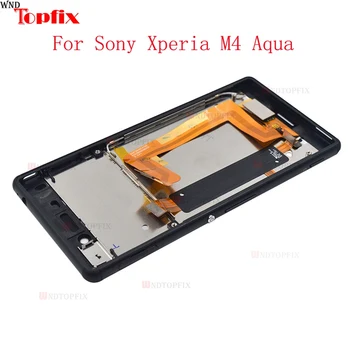 Sony Xperia Aqua LCD E2303 E2333 E2353 Displejs, Touch Screen Digitizer Ar Kadra Sony M4 LCD Montāža Rezerves Daļas