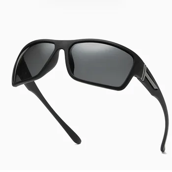 Souson zīmola dizaina saulesbrilles vīriešiem āra polarizētās saulesbrilles ar krāsu filmu objektīvs