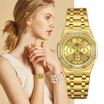 SOXY Skatīties Sieviešu Modes Luksusa Dimanta Rhineston Nelegālo Sieviešu Skatīties Reloj Mujer 2019 Sieviešu Pulkstenis Zegarek Damski Sievietēm