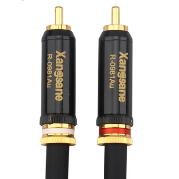 SP-5008CU - 7N viena kristāla vara audio RCA audio kabelis, HIFI pārī