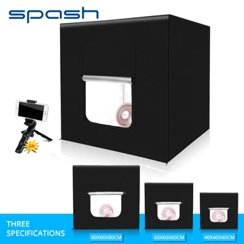 Spash Softbox Portatīvās LED Gaismas Kastes Foto Studija gaismas kārbas Photo Light Telts 40cm, 60cm 80cm Foto Studija Kaste Fotografēšanas Kaste
