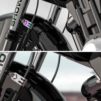 SPIRIT BEAST Universālo Motociklu Piederumi Nerūsējošā tērauda klipu turētājs Benzīna šļūtenes turētāja stiprinājuma mehānisko āķis stieples saspraudes
