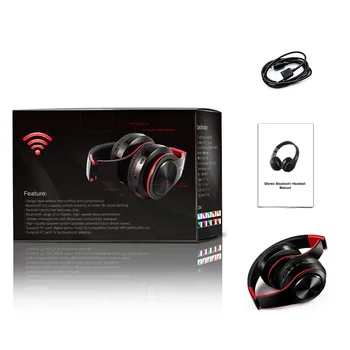 Sporta Bluetooth Austiņas Bezvadu Austiņas Darbojas Austiņas Stereo Atbalstu SDcard Sweatproof Ar iebūvētu Mic Par Smart Tālruni