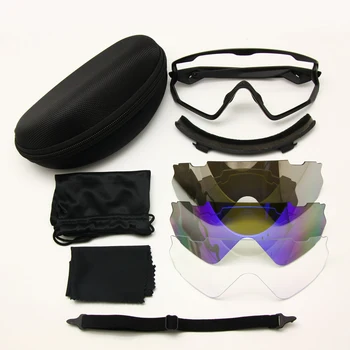 Sporta Saulesbrilles 2 Objektīva Komplekts Classic Zīmola Eyeshield UV400 Āra Brilles Vīrieši Sievietes