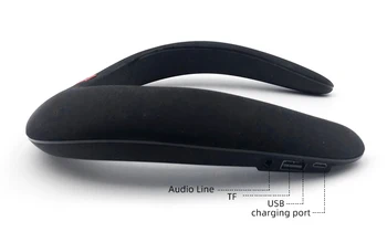 Sporta Valkājamas USB Uzlāde, Rokas Brīvi Karājas Kakla Stilīgu Portatīvo Daudzfunkciju Bluetooth Skaļruni, Bezvadu Skaņas Audio EX65