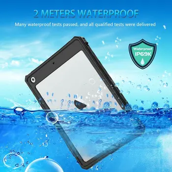 Spēcīgs Ūdensizturīgs Triecienizturīgs Lietu Vāku Apple iPad 10.2 Pro 11 10.5 9.7 2018/2017 Mini 4/5 Air 2 Gaisa, 3 Pro 9.7 Gadījumā Smago
