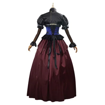 Spēle Final Cosplay Fantasy VII Pārtaisīt Mākonis Nesaskaņas Cosplay Kostīmu Pieaugušo Sieviešu Kleita Apģērbs Halloween Karnevāls