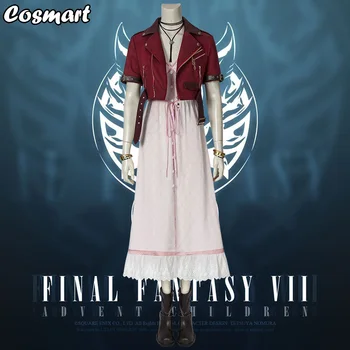 Spēle Final Fantasy VII FF7 Aerith Aeris Gainsborough Top Kleita Cosplay Kostīms Helovīna Tērps Sievietēm, Jebkura Izmēra Jaunu