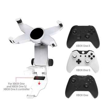 Spēle Pad Telefona Stiprinājums Stiprinājuma roktura Stand For Xbox Sērijas X/ - U Gamepad Kontrolieris Regulējams Rotācijas X-Veida Rokturis Skava