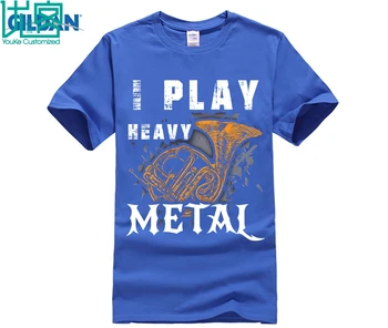 Spēlēt Smago Metālu Smieklīgi Francijas Ragu Mūzikas Instrumentu T-Krekls