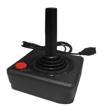 Spēļu Kursorsviras Kontrolleri Atari 2600 Spēles Šūpuļzirgs ar 4-Way Sviru un Vienas Darbības Pogu Retro Gamepad