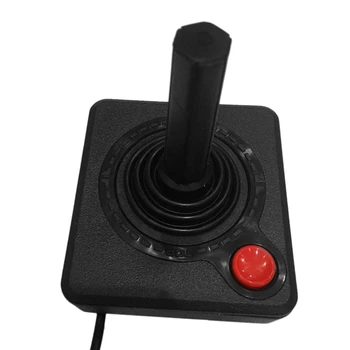 Spēļu Kursorsviras Kontrolleri Atari 2600 Spēles Šūpuļzirgs ar 4-Way Sviru un Vienas Darbības Pogu Retro Gamepad