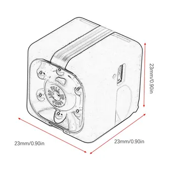 SQ11 Mini Mikro Kameru Dice Nakts Video 1080P, 960P Videokameras Kustības Sensoru Kameru Monitori Wifi Remote