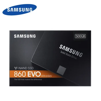 SSD SAMSUNG 860 EVO Cietvielu Disks 500gb Klēpjdatoru Disco Duro Interno 250GB/1TB Msata ssd NAND SSD Grāmatiņa Cietais Disks SSD