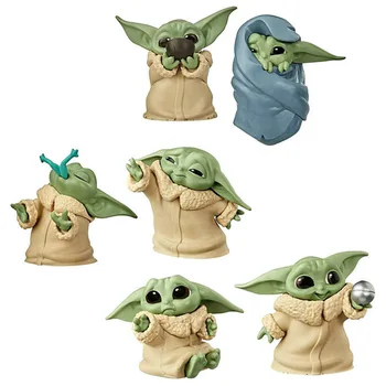 Star Wars Bērnu Yoda Kolekcija Rīcības Attēls Modelis Lelles Karstā kawai bērnu Rotaļlietu Jaunā Gada, Ziemassvētku Rotājumi, Dāvanas Bērniem