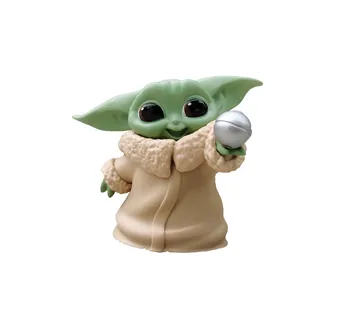 Star Wars Bērnu Yoda Kolekcija Rīcības Attēls Modelis Lelles Karstā kawai bērnu Rotaļlietu Jaunā Gada, Ziemassvētku Rotājumi, Dāvanas Bērniem