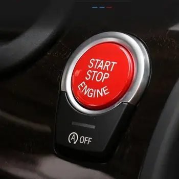 Start Stop Dzinēju Taustiņu, Lai Sāktu Motora iedarbināšanas Pogu Vāks BMW F Šasijas F20 F30 F34 F10 F48 F52 F15 F16 F25 F26 Auto atskaņotāju adatām